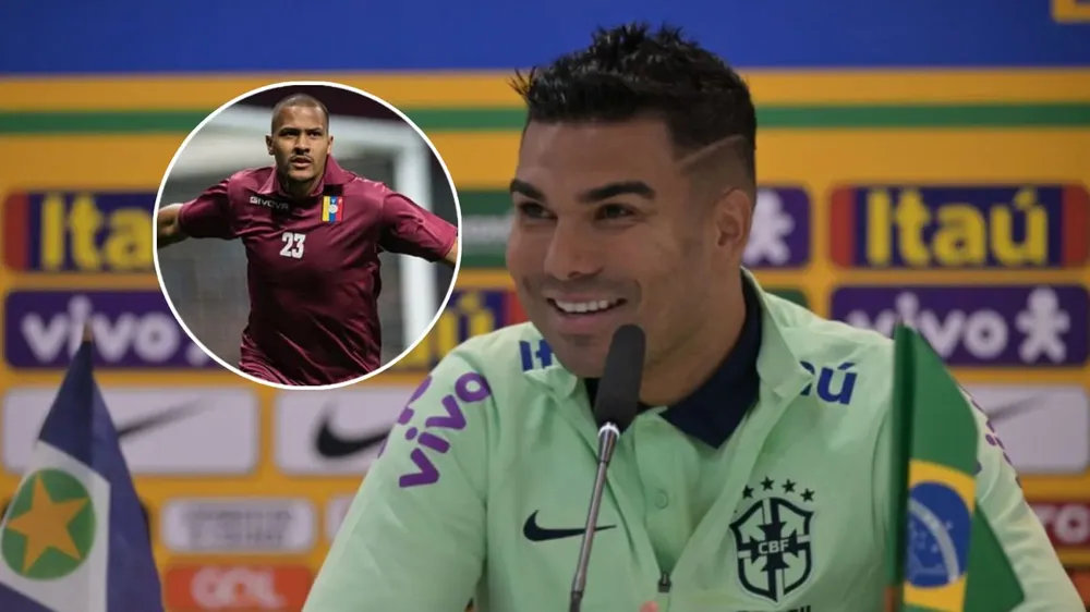 Casemiro sobre Rondón