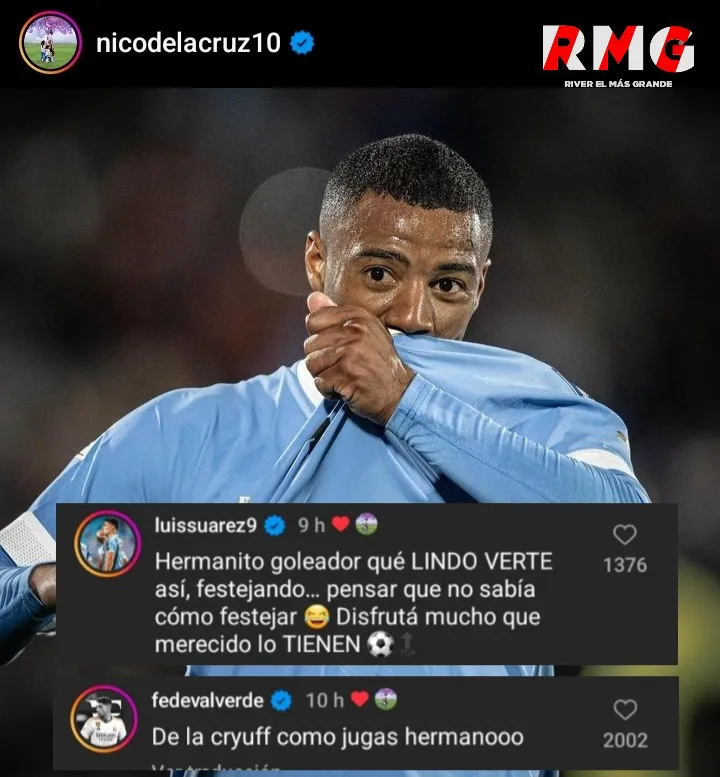 Mensajes de Valverde Luis Suárez De La Cruz redes