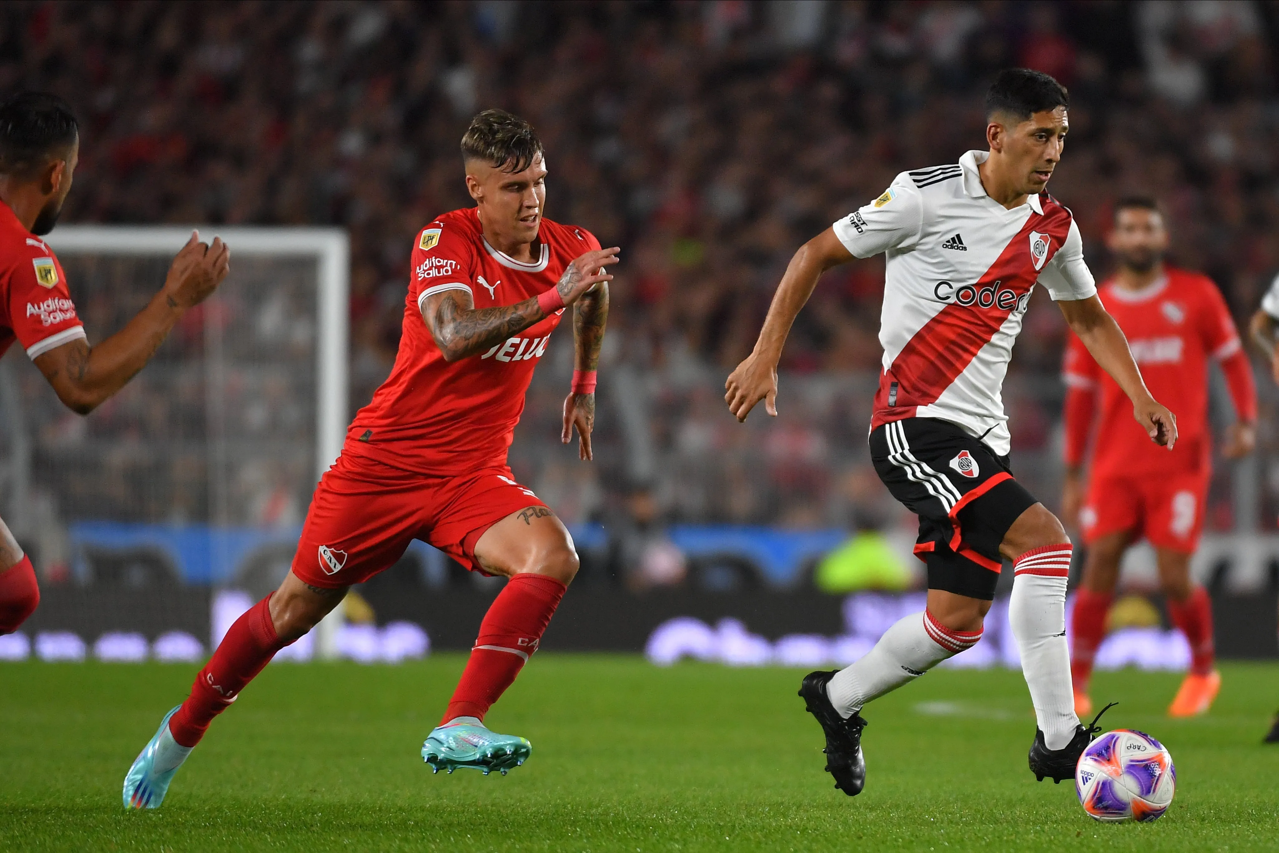 El 4x4 de River ante Independiente