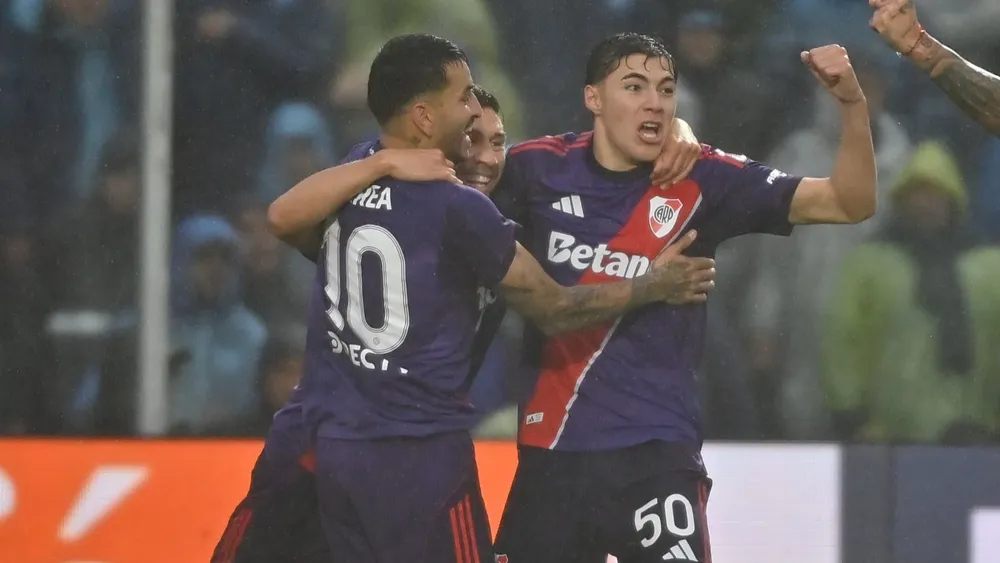 Tobías Andrada festejo gol River  (Foto: River Plate)