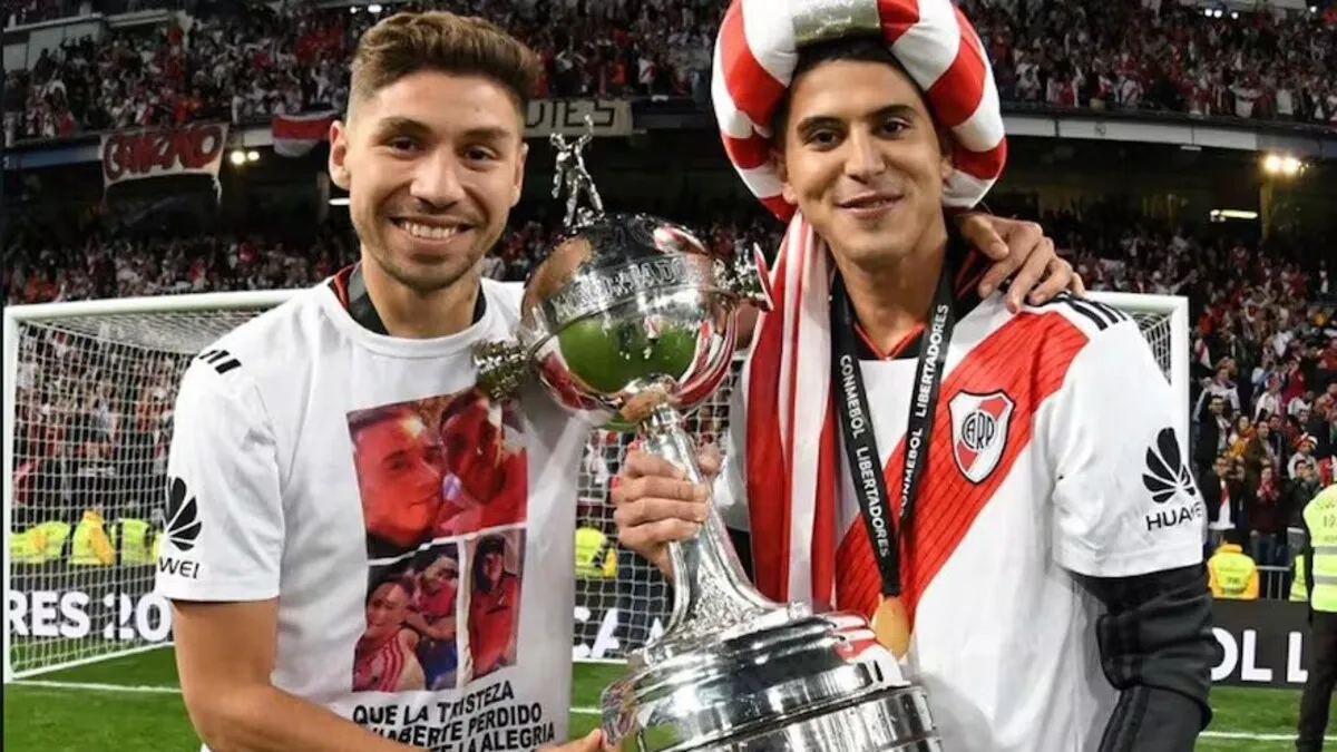 Gonzalo Montiel Exequiel Palacios Copa Libertadores 2018