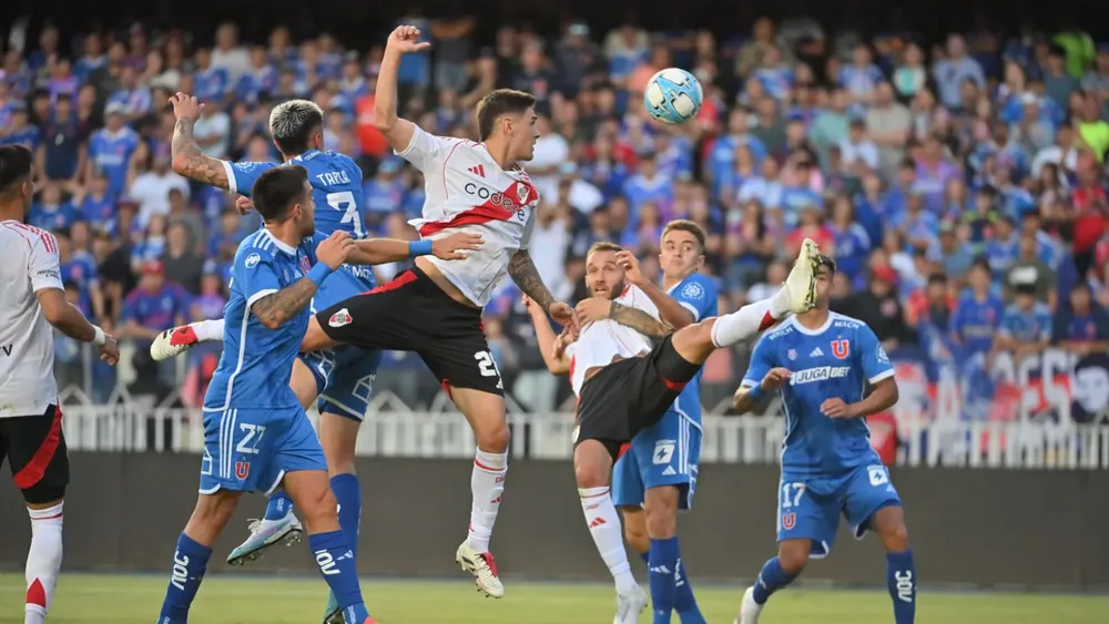 Lucas Martínez Quarta Germán Pezzella River Universidad Chile amistoso