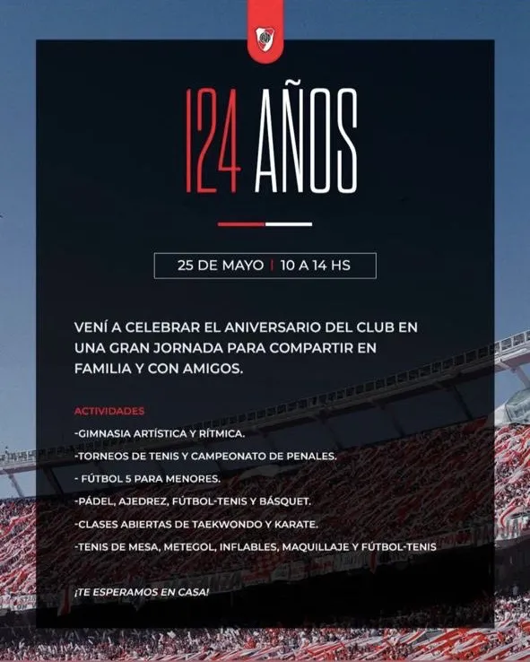 Aniversario River Plate Aniversario River Plate