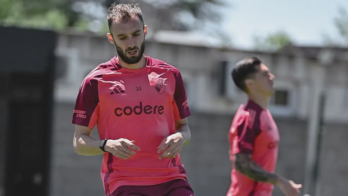 German Pezzella - entrenamiento River 2024