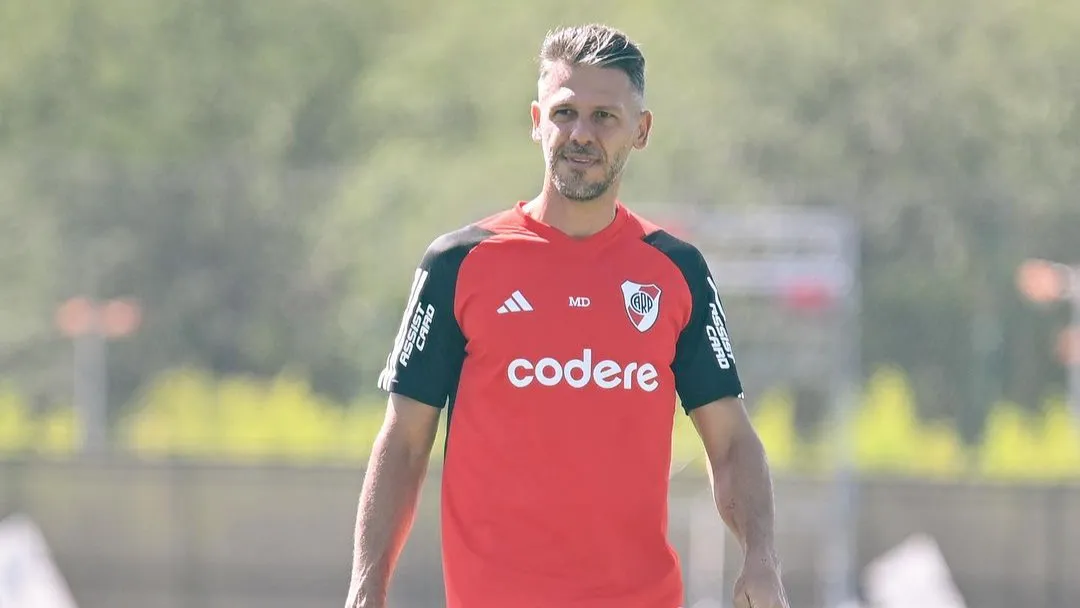Martín Demichelis entrenamiento 2024 (Foto: River Plate)