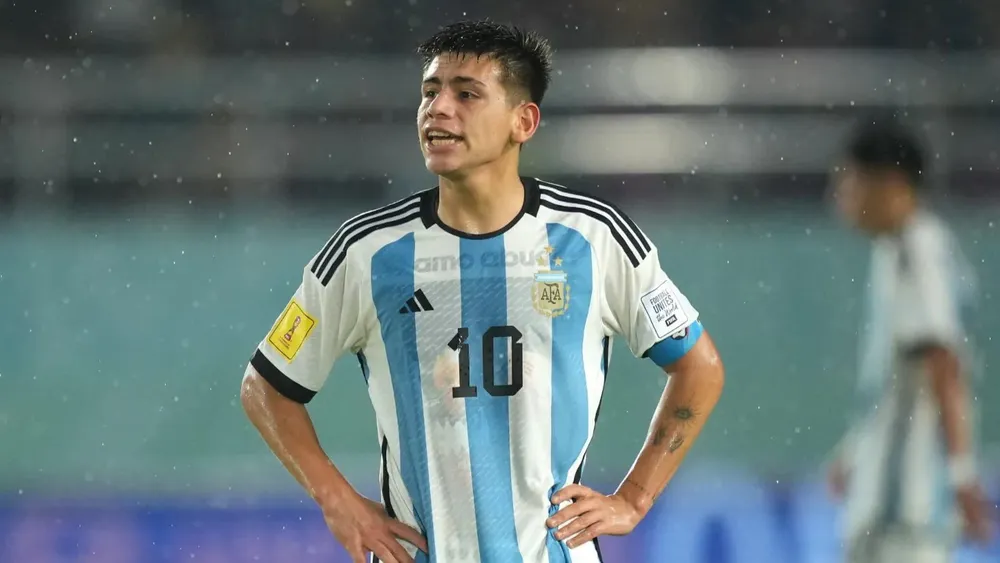 Claudio Echeverri Selección Argentina