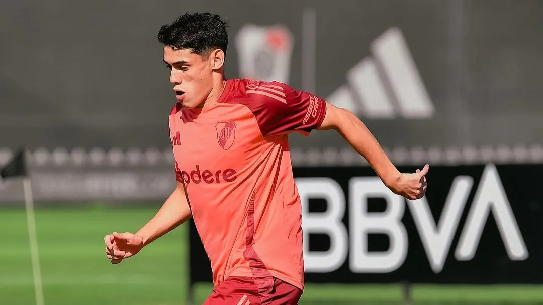 Santiago Lencina entrenamiento River