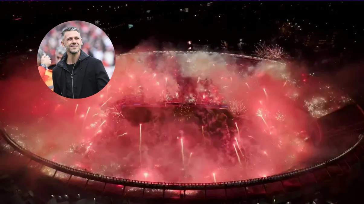 Martín Demichelis y el histórico recibimiento de River