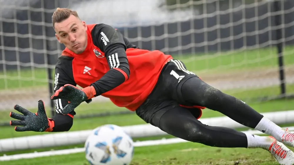 Franco Armani arquero River entrenamiento (Foto: River Plate)