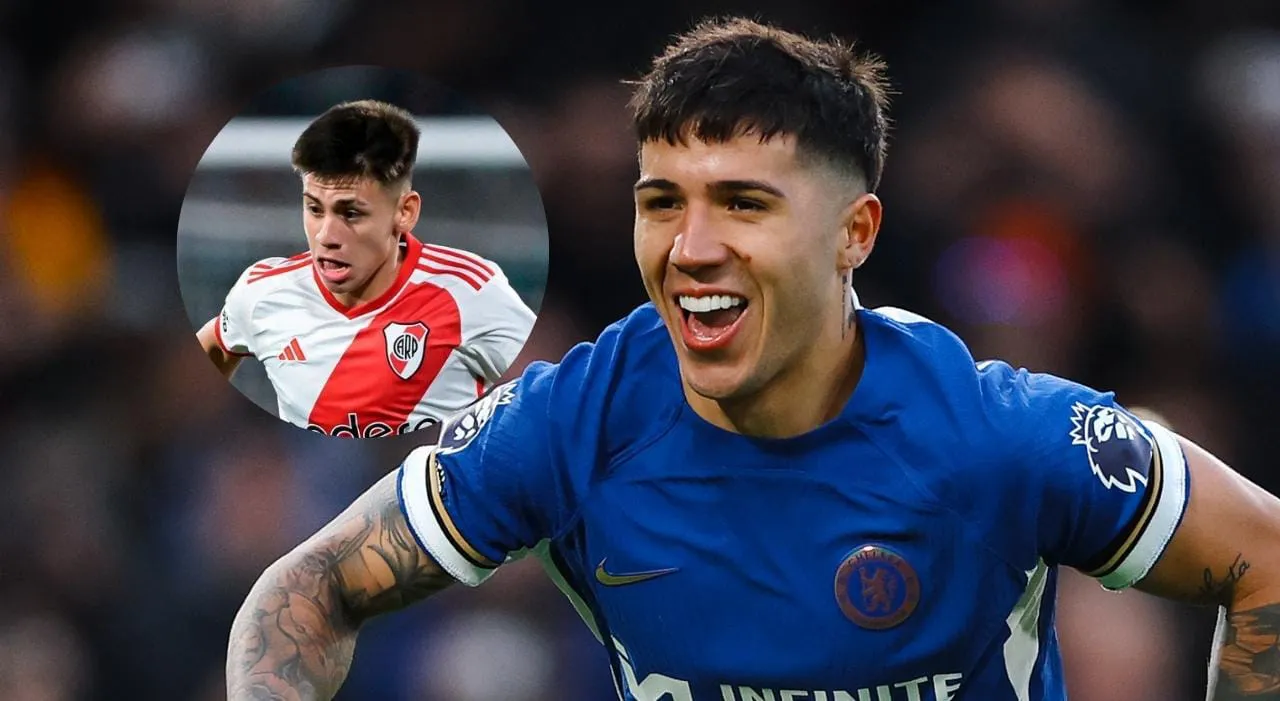 Enzo Fernández Claudio Echeverri Chelsea Rver