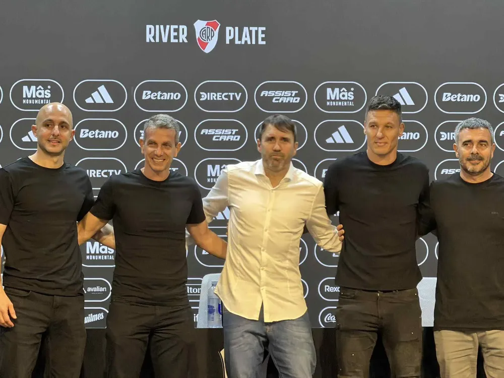 Cuerpo técnico Eduardo Coudet