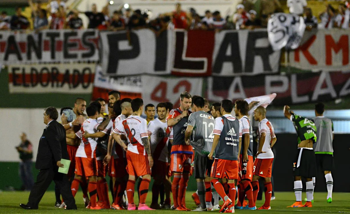 River y un registro negativo en Brasil