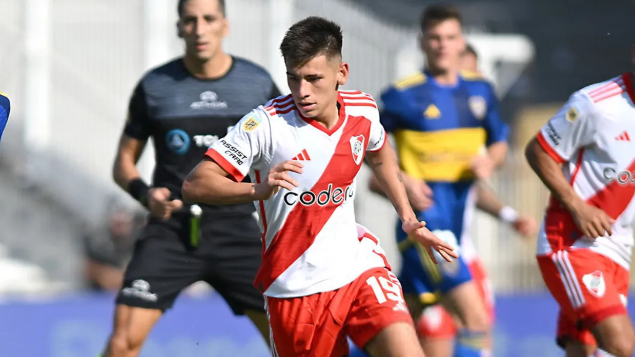 Claudio Echeverri River Boca 2024 Copa Liga (Foto: Getty)