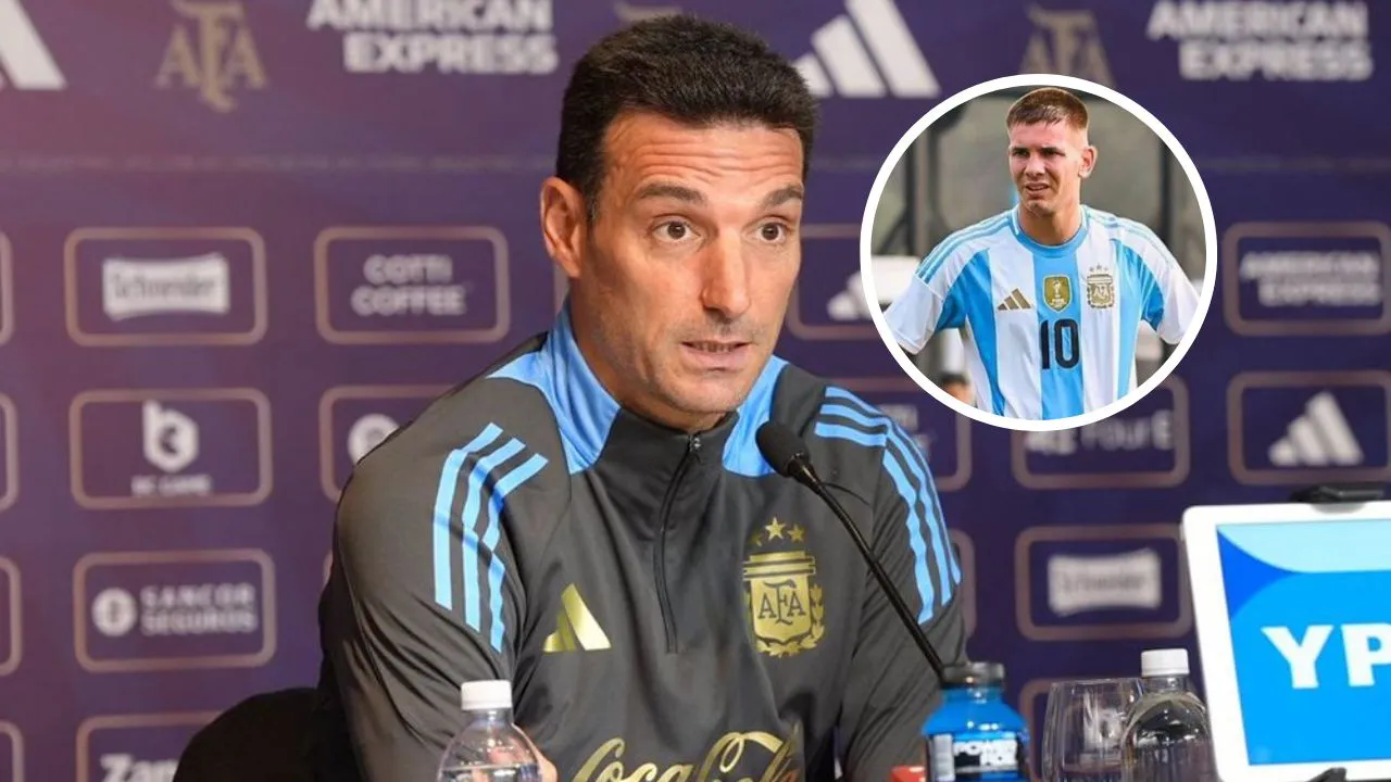 Scaloni Franco Mastantuono Selección 