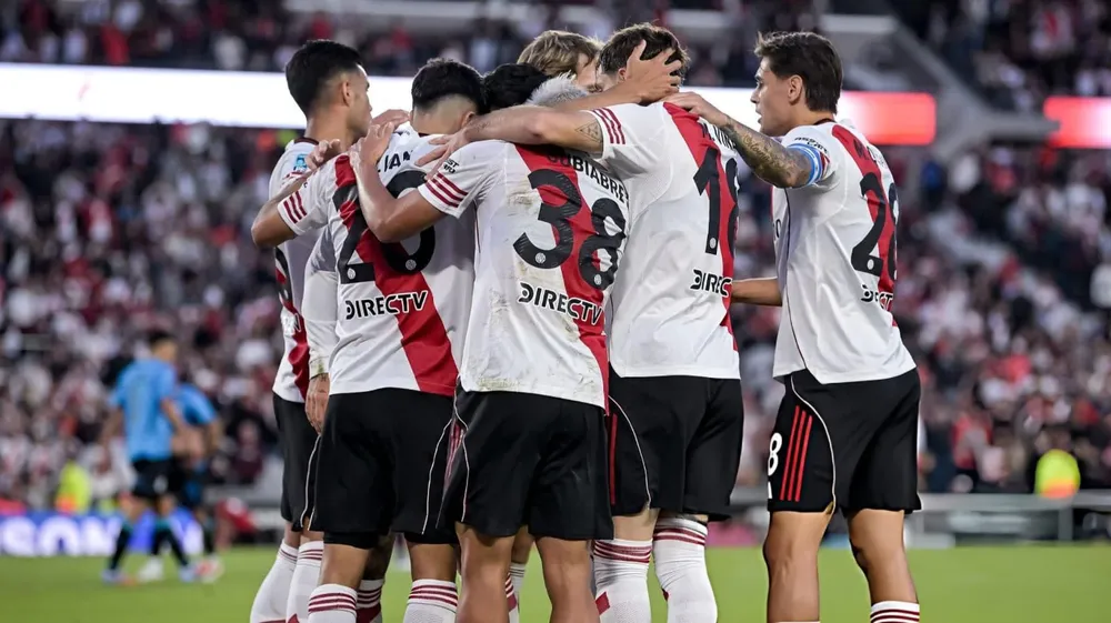 Equipo River festejo gol  (Foto: Getty Images)