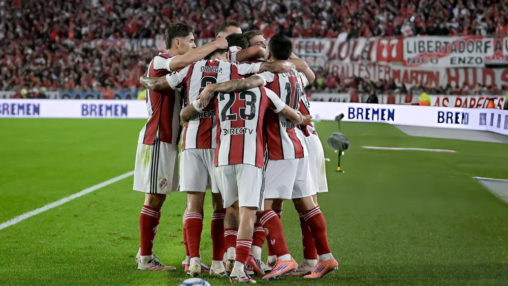 Equipo River festejo gol  (Foto: Getty Images)
