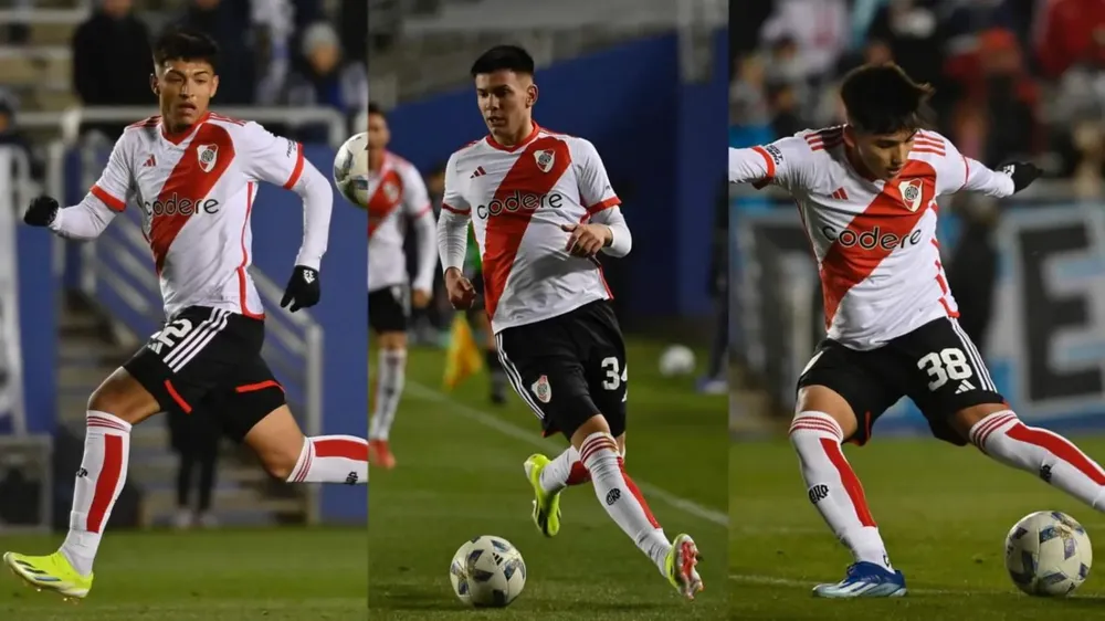 Agustín Ruberto Franco Mastantuono Ian Subiabre debut amistoso River