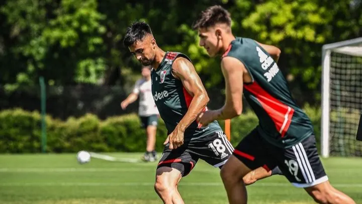 Gonzalo Pity Martínez Diablito Echeverri River Plate (Foto: Instagram @claudioecheverri)