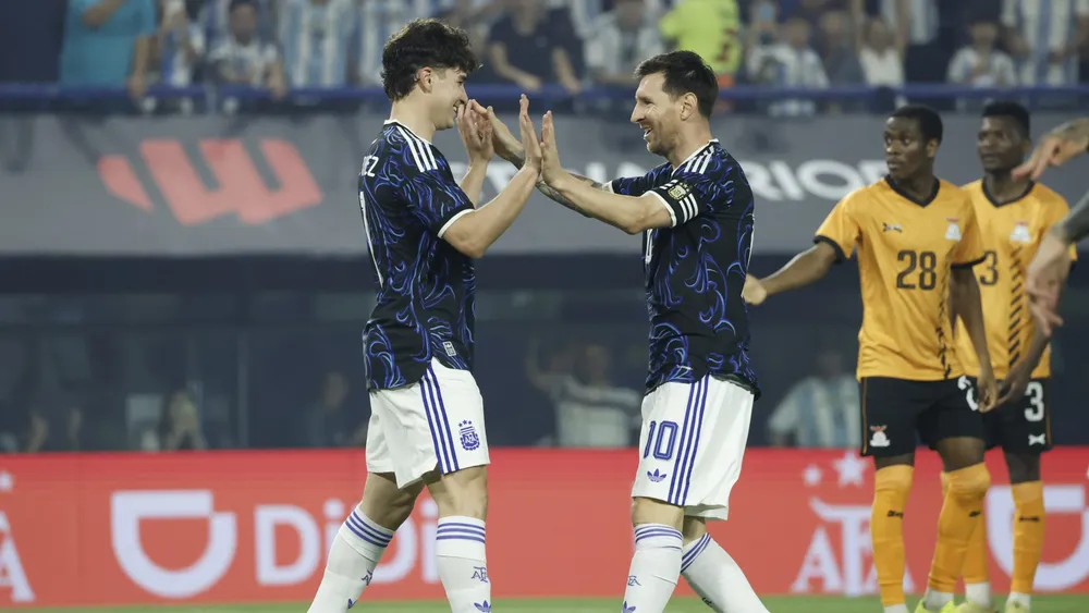 Lionel Messi Julián Álvarez selección Argentina (Foto: Selección Argentina)