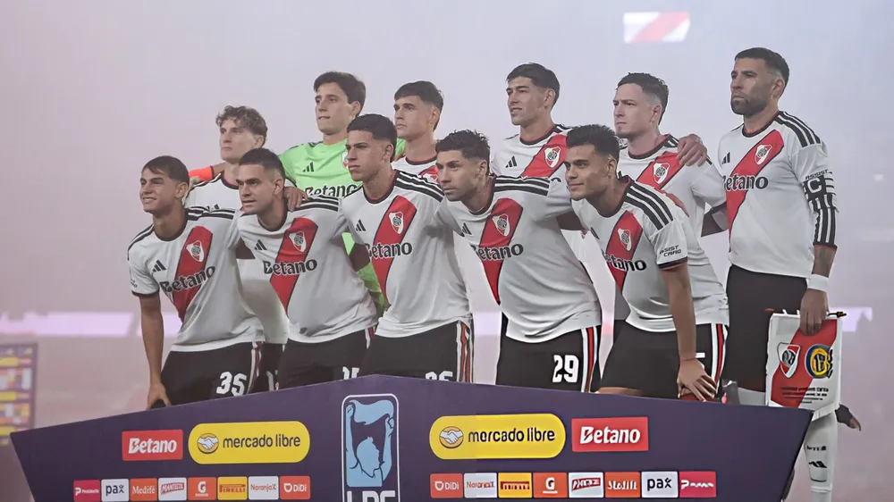 Equipo jugadores River Monumental  (Foto: Getty Images)