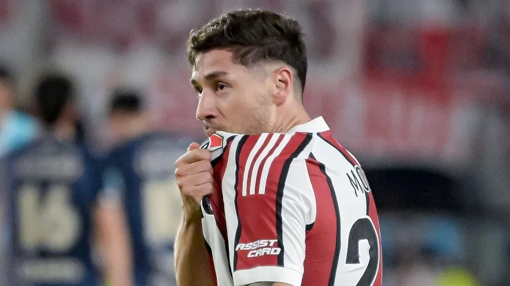 Gonzalo Montiel festejo gol River (Foto: Getty Images)