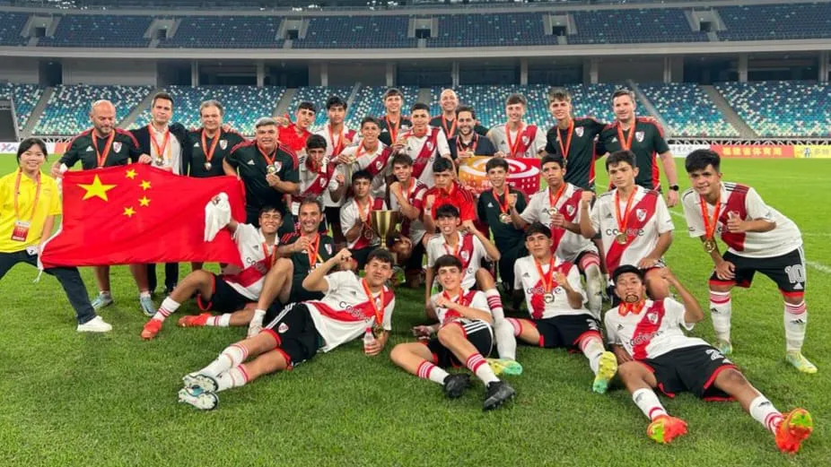 Octava División River Plate campeona China (Foto: River Plate)