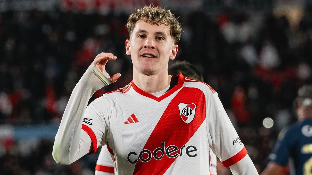 Facundo Colidio festejo gol River Millonarios (Foto: River Plate)