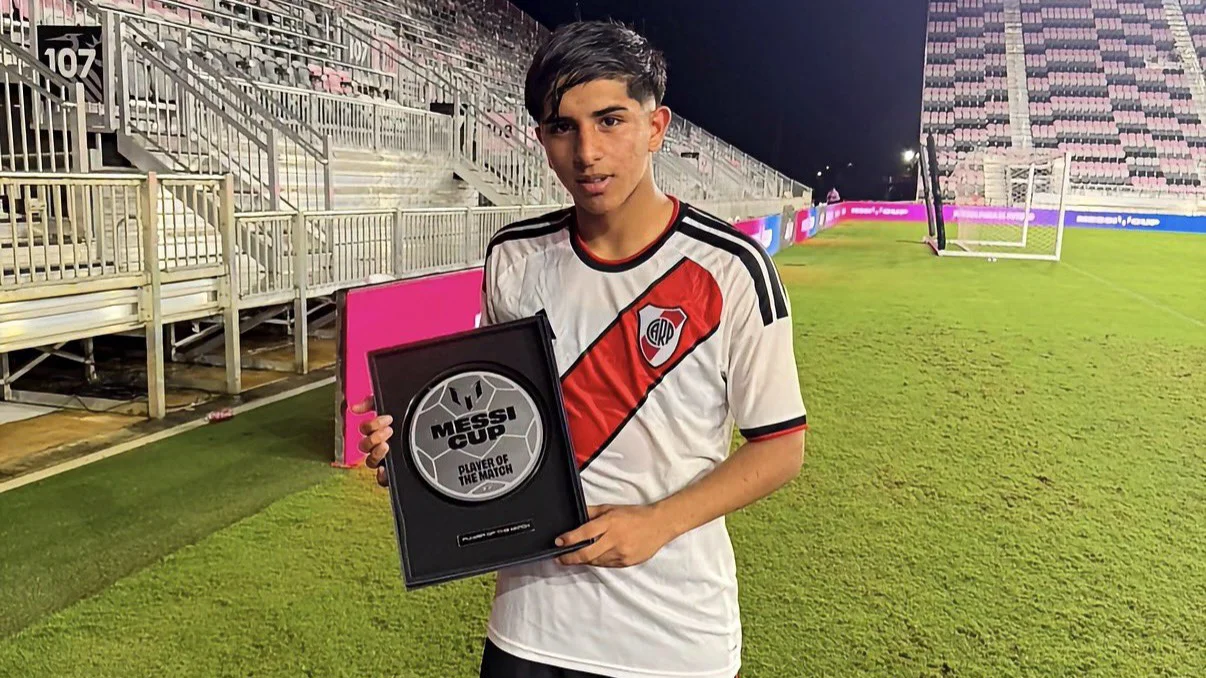 Thiago Marin River inferiores Messi Cup (Foto: ESPN)
