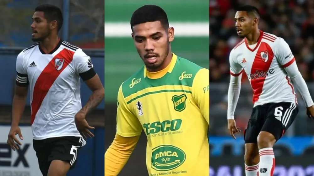 David Martínez inferiores River Defensa y Justicia