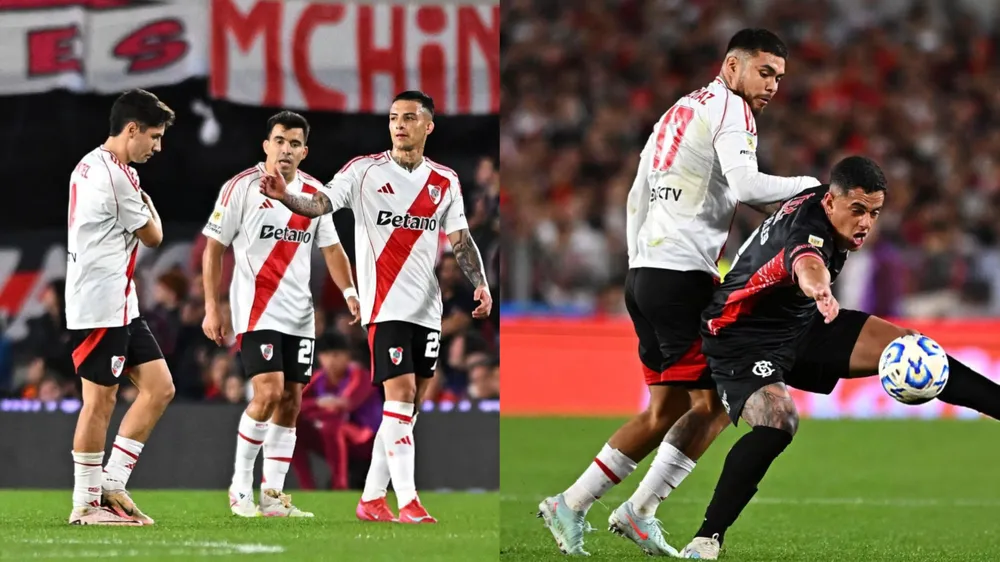 Gonzalo Montiel Paulo Díaz River Plate (Foto: Getty Images)