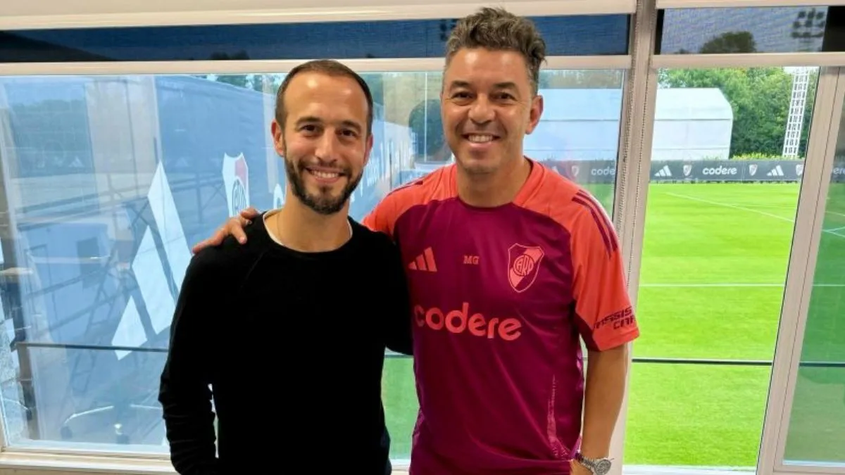 Nacho Girón y Marcelo Gallardo.