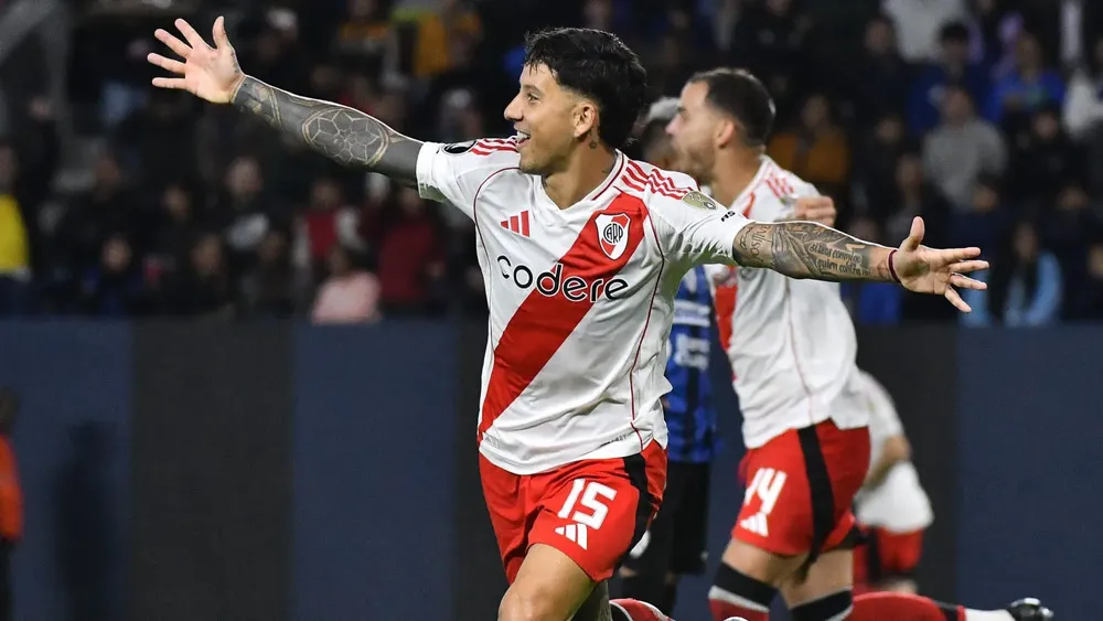 Sebastián Driussi River festejo gol Libertadores (Foto: River Plate)