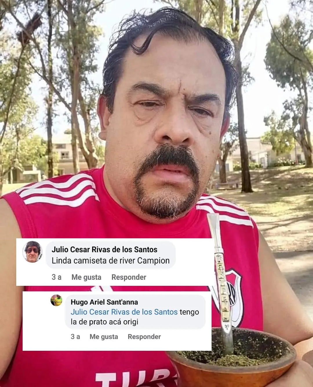 Hugo Ariel Sant'Anna historia 27 camiseta River