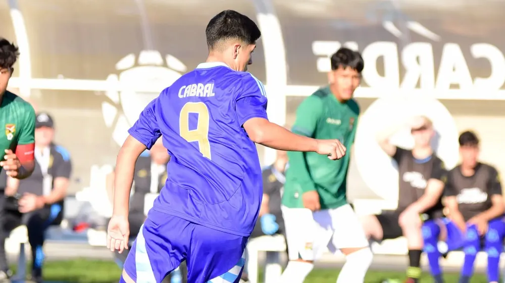 Bruno Cabral selección Argentina Sub 15 inferiores (Foto: Selección Argentina)