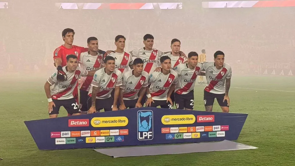 Formación River Plate vs Sarmiento Torneo Apertura 2026