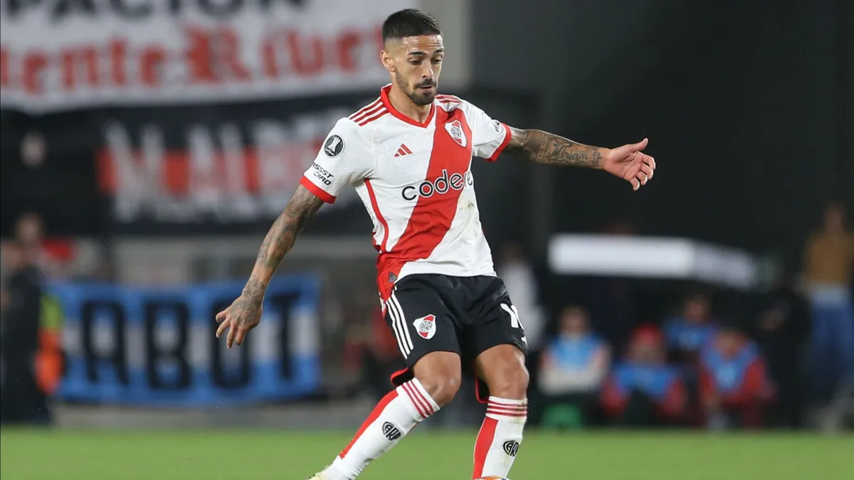 Manuel Lanzini River Nacional Libertadores 2024 (Foto: Getty)