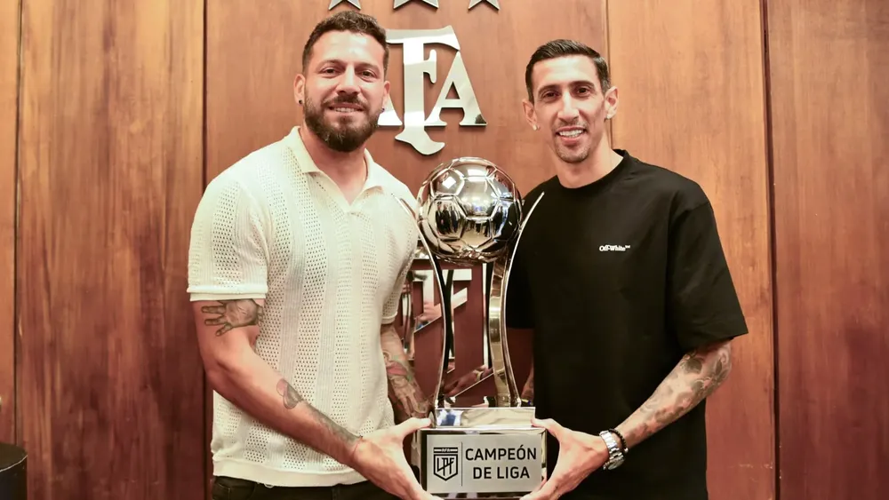 Factura Brown Ángel Di María Rosario Central campeón Liga 2025 (Foto: Liga Profesional)