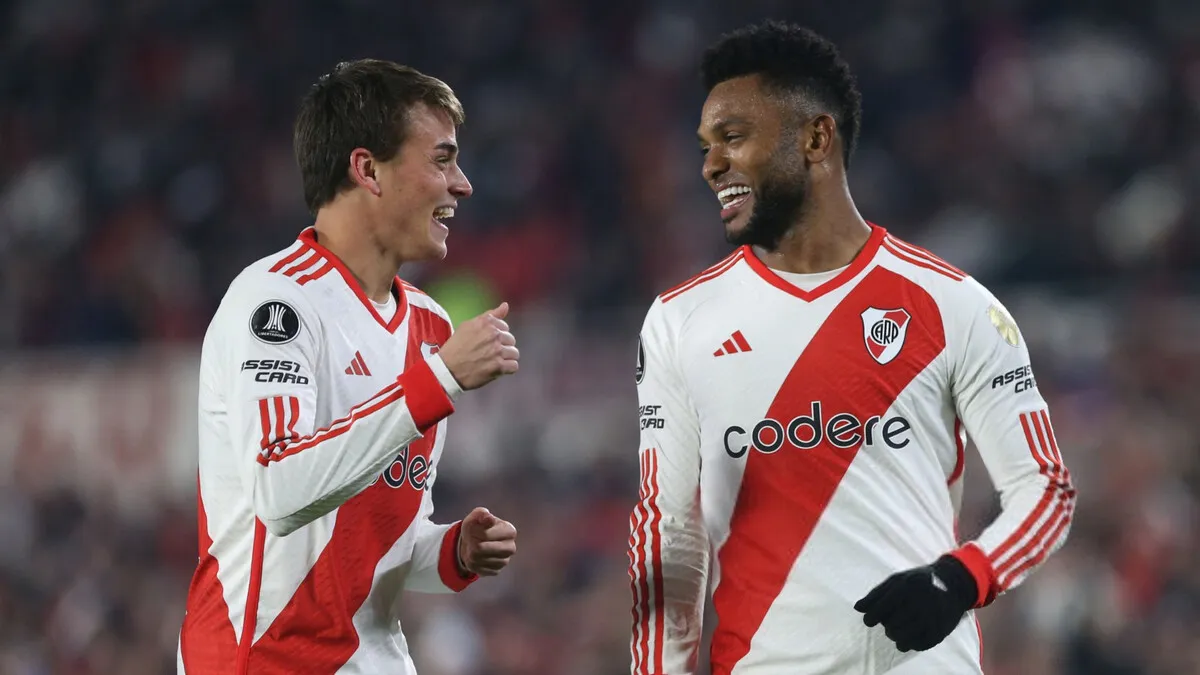 Festejo gol Miguel Borja Nicolás Fonseca (Foto: Getty)