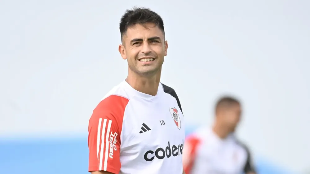 Pity Martinez pretemporada 2024 (Foto: River Plate)