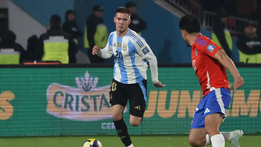 Franco Mastantuono Selección Argentina debut