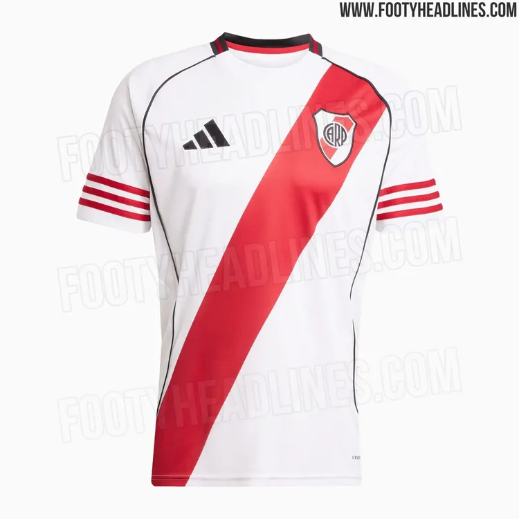Nueva camiseta River Plate Titular 2025/26