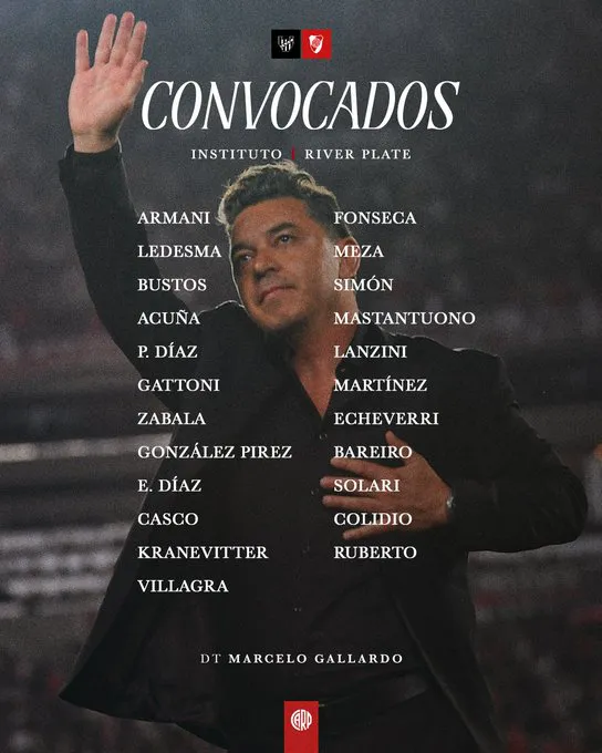 Convocados River