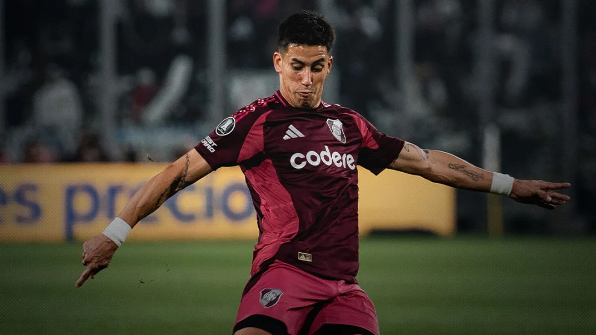 Maxi Meza, la duda en River para jugar ante Boca y Colo-Colo