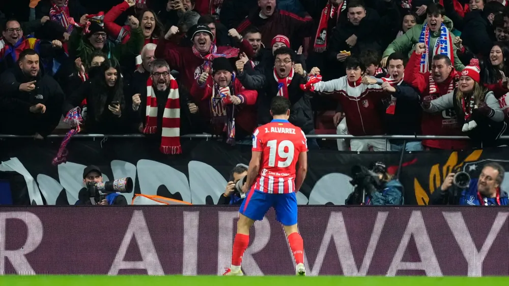 Julián Álvarez gol Atlético Madrid España (Foto: X)