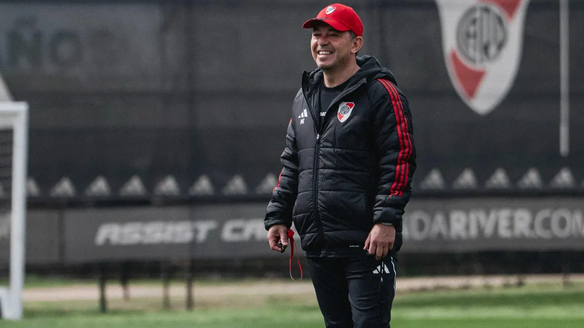 Marcelo Gallardo entrenamiento