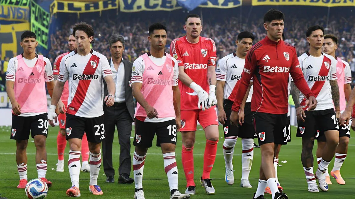 Jugadores River Boca