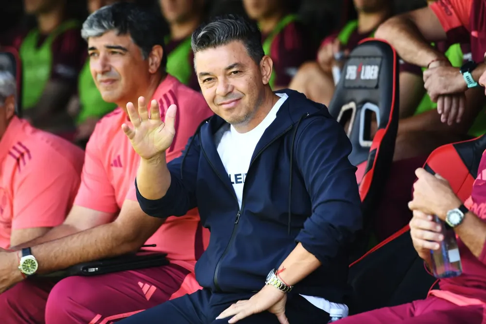 Marcelo Gallardo River Plate vs Bolivar