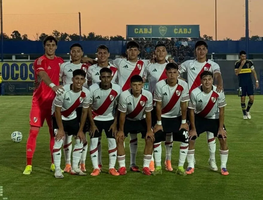 Once inicial River vs. Boca Reserva