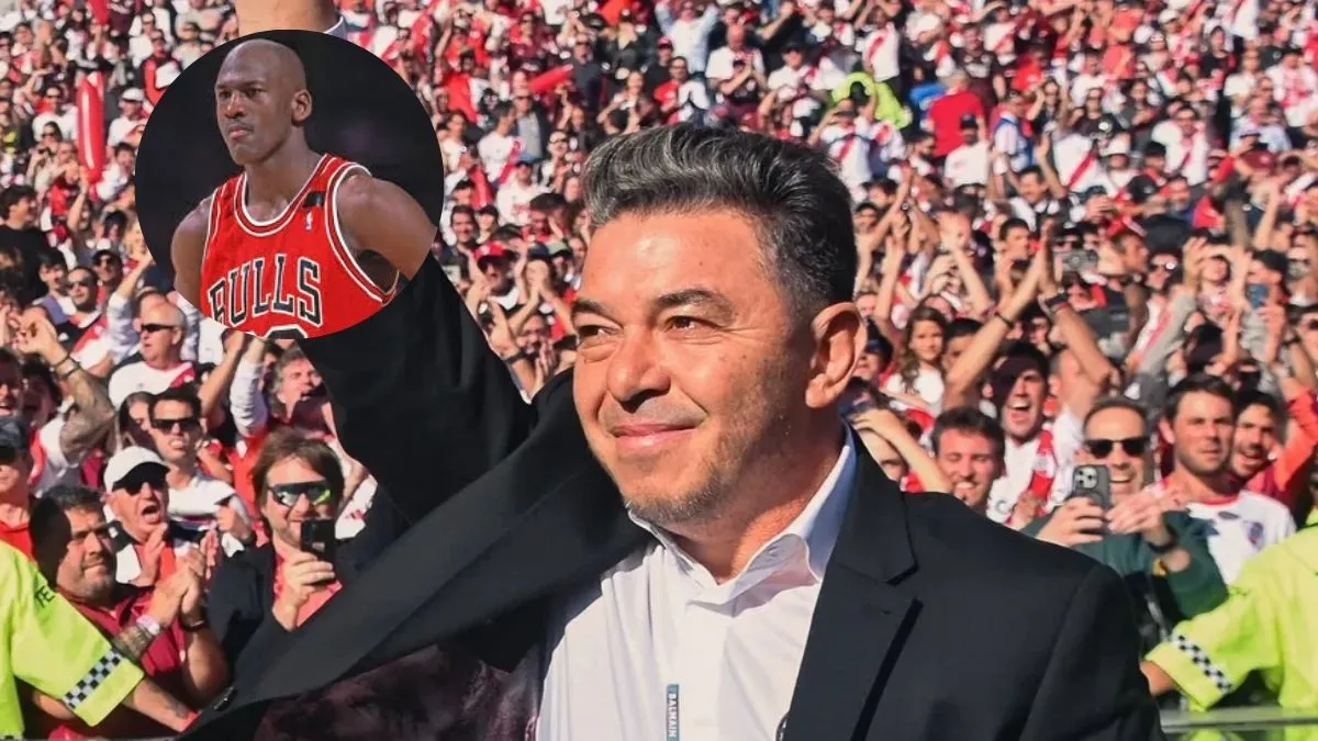 Marcelo Gallardo y su admiración por Michael Jordan
