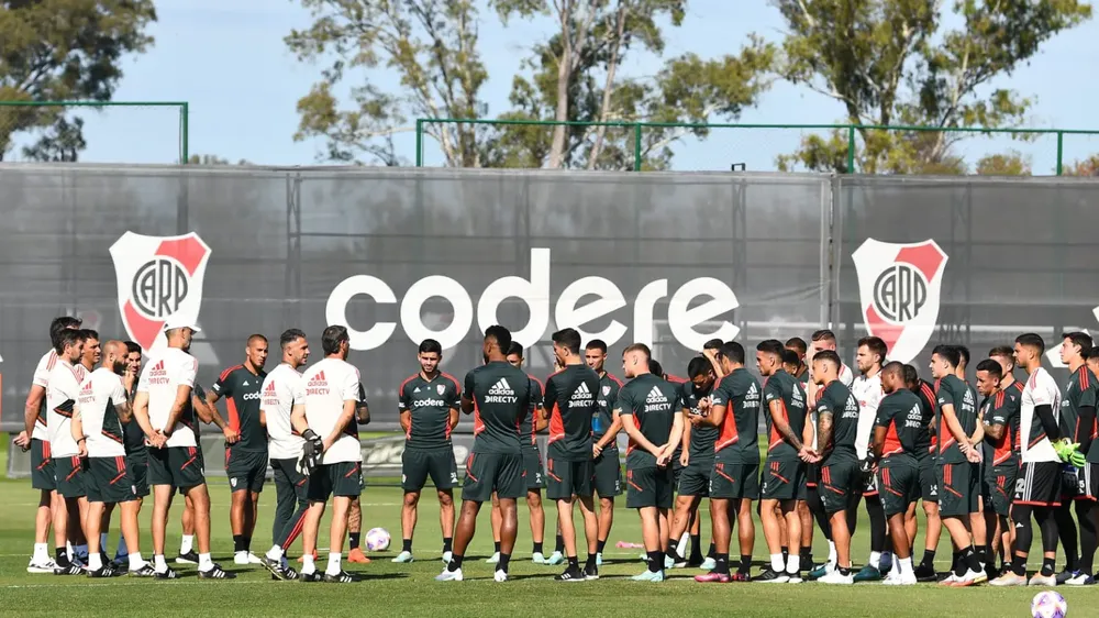 Equipo Demichelis River Plate pretemporada (Foto: River Plate)
